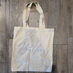 Cream Tote Bag